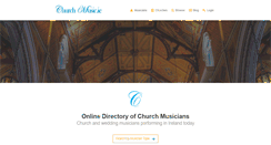 Desktop Screenshot of churchmusic.ie